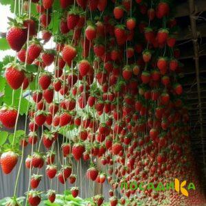 Клубника ампельная Анастасия купить по цене от 370р. в интернет-магазине «Посадика» с доставкой почтой в в Красный Холме и по всей России – [изображение №1].