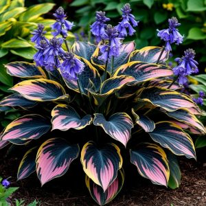 Хоста Пайн Эхо купить по цене от 699р. в интернет-магазине «Посадика» с доставкой почтой в в Красный Холме и по всей России – [изображение №1].